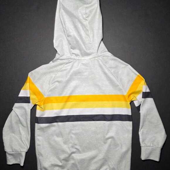 Authentic Toddler Boys Iowa Hawkeyes Black Yellow Gray Pullover Hoodie Size 2T - Picture 2 of 10